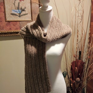Hand-Knitted Winter Scarf