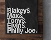 Jazz Drummer Shirt - Art Blakey, Max Roach, Elvin Jones, Tony Williams, Philly Joe Jones