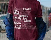 Jazz Drummer 2.0 Shirt - Kenny Clarke, Roy Haynes, Max Roach, Art Blakey, Philly Joe Jones, Elvin Jones, Tony Williams, Jack DeJohnette