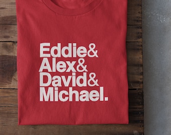 Van Halen T-shirt - Eddie Van Halen, Alex Van Halen, David Lee Roth, Michael Anthony