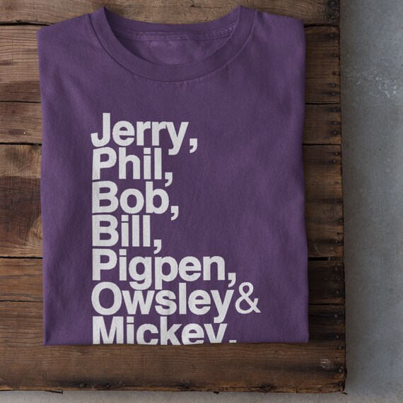T-shirt Phil Lesh Bob Weir Jerry Garcia 