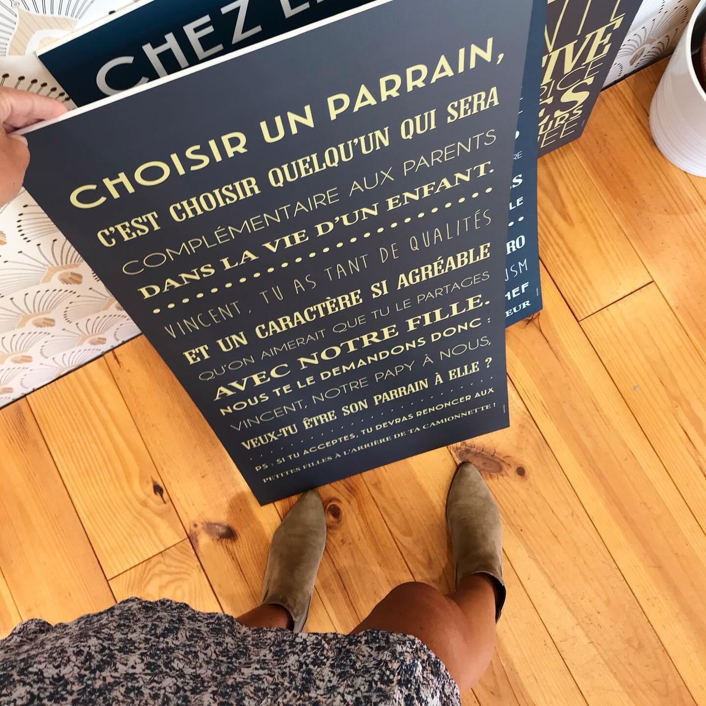 Tableau Cadeau Parrain