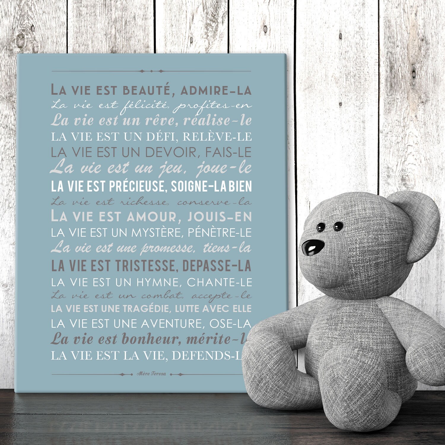 Tableau La Vie Est Beauté Décoratif