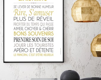 Cadeau Idee Retraite Etsy France