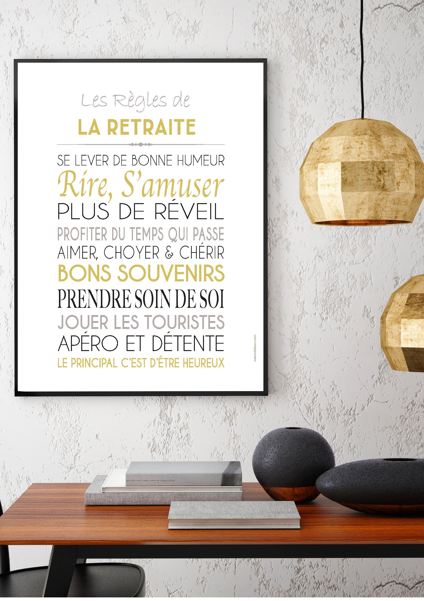 Affiche Cadeau Départ à La Retraite