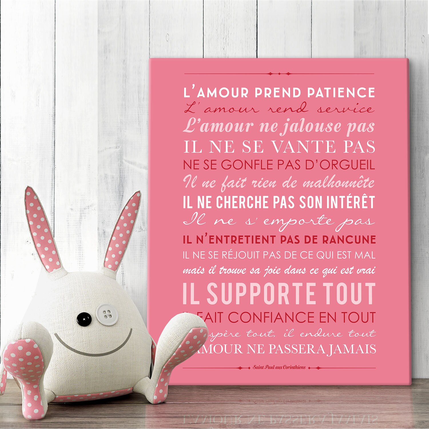 Tableau Canvas Amour