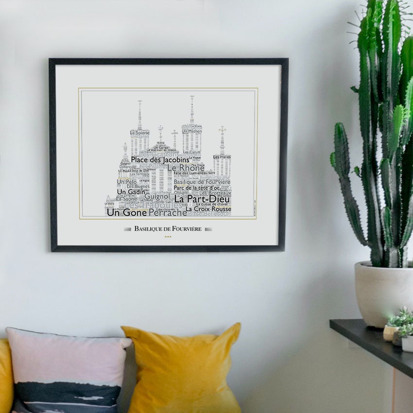 Affiche Basilique de Fourvière