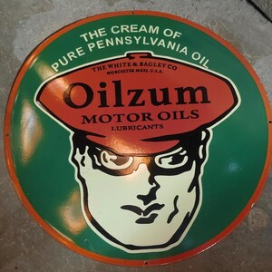 Enamel Porcelain Signs Oilzum - Etsy