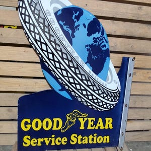 Goodyear Porcelain Sign - Etsy