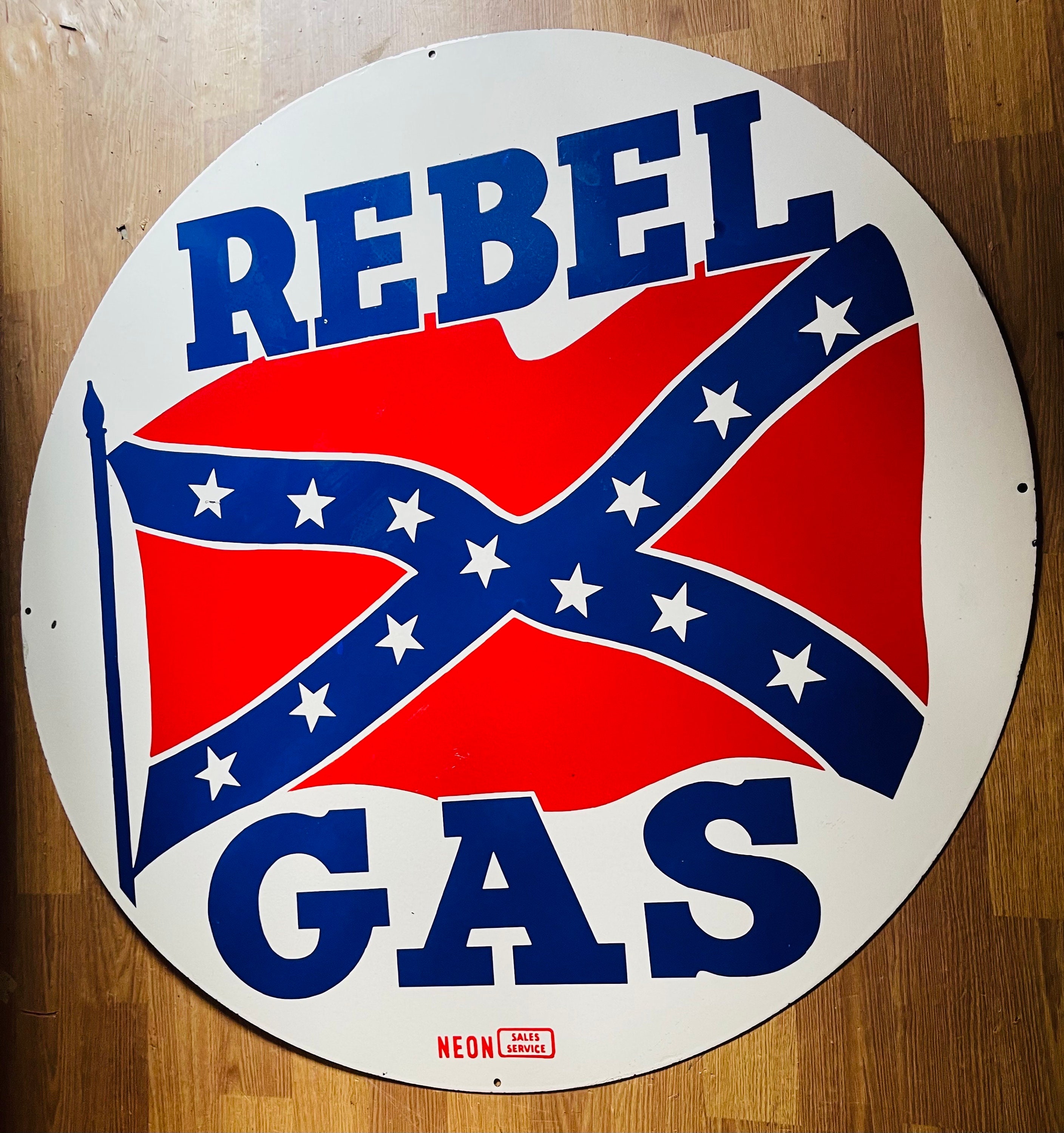 Rebel Sign In Rebel Gas Porcelain Sign Rebel 4 (RBL4PGT) | Napoleon