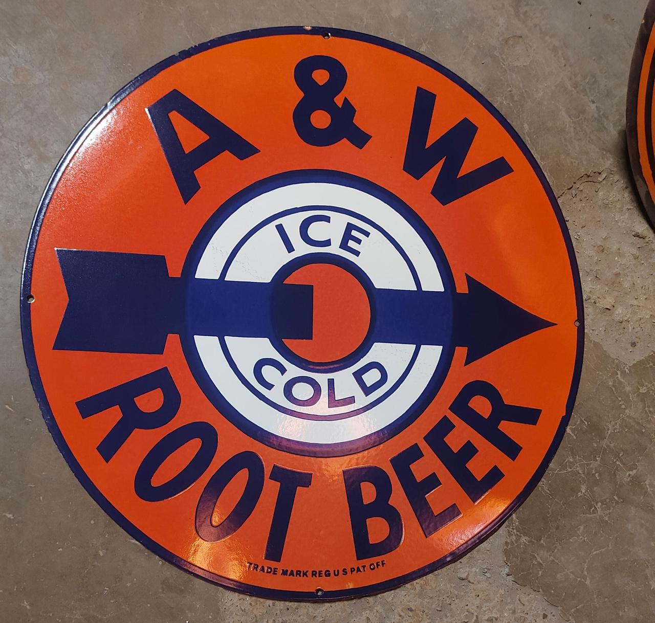 A & W Root Beer Sign - Etsy