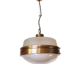 Antique Vintage Art deco brass  Ceiling Hanging Chandelier Lamp Light