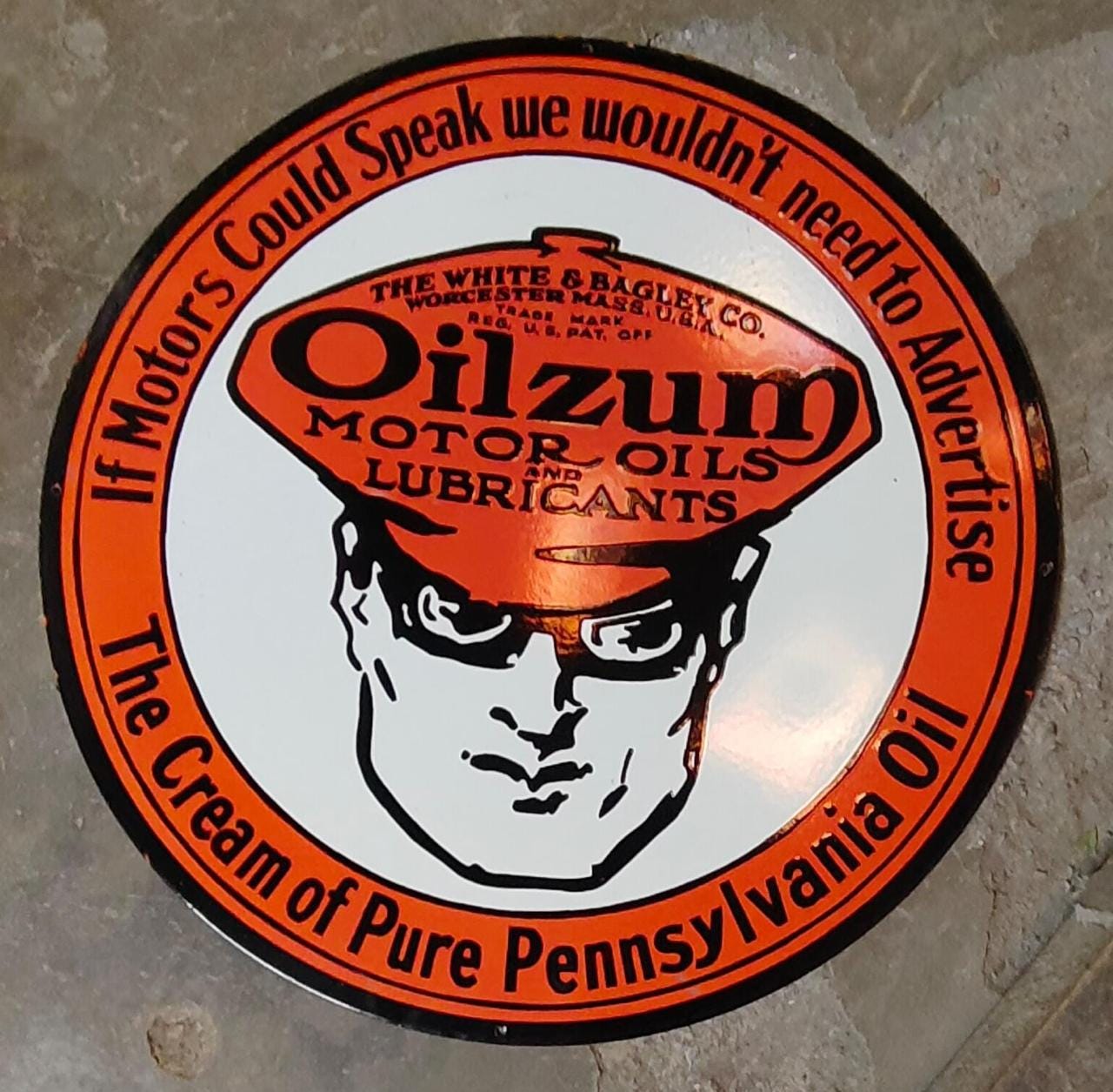 Enamel Porcelain Signs Oilzum - Etsy