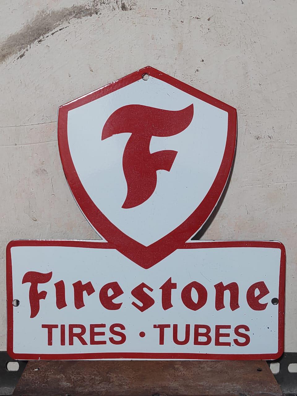 Firestone Sign Porcelain - Etsy