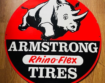 ケ*ン様 ARMSTRONG TIRES アンティークサイン Vintage Antique Style Metal Sign Armstrong Tires - Etsy