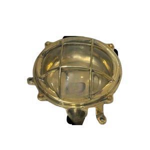 Antique Nautical Maritime Vintage Home Decor Solid Brass Bulkhead Ship Light/ Ceiling Deck Light Fixture