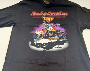 Harley Davidson Café LAS VEGAS Short Sleeve Black T-Shirt Sz M