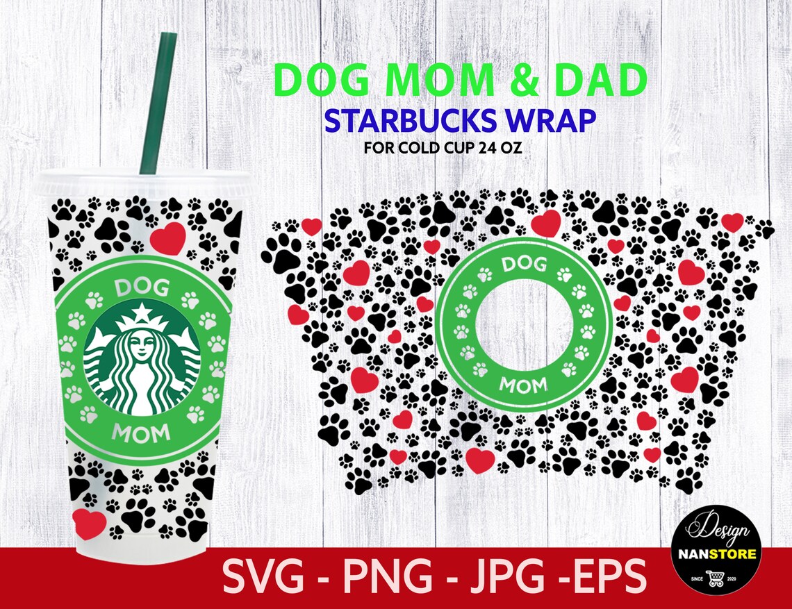 Download Dogs Mom Starbucks Svg Dogs Starbucks Cup Svg Mother's | Etsy