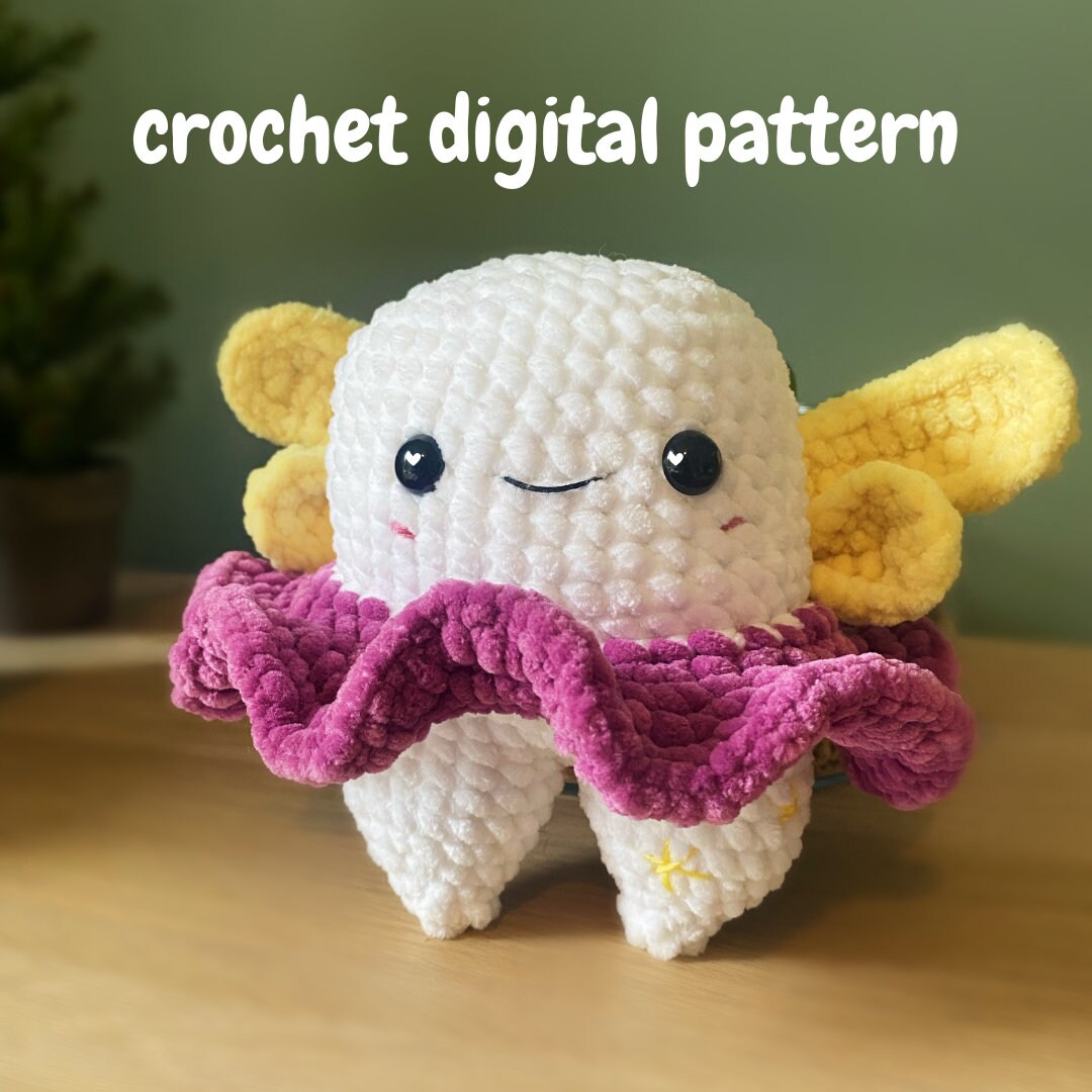 PATTERN ONLY Tooth Fairy Amigurumi Crochet Pattern Digital Pdf - Etsy