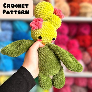 PATTERN ONLY Cactus Flower Baby Crochet Amigurumi, English Pattern US Terminology, Plushie Pattern, Perfect Gift, Crochet Pattern