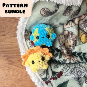 Häkelanleitungen-Bundle | Erde & Sonnenschein Amigurumi Pocket Hugs (PDF-Muster)