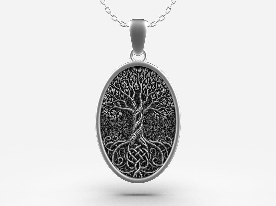 Tree Roots Pendant Growth & Strength Tree Pendant – Family Tree of Life Pendant – Symbolic ...