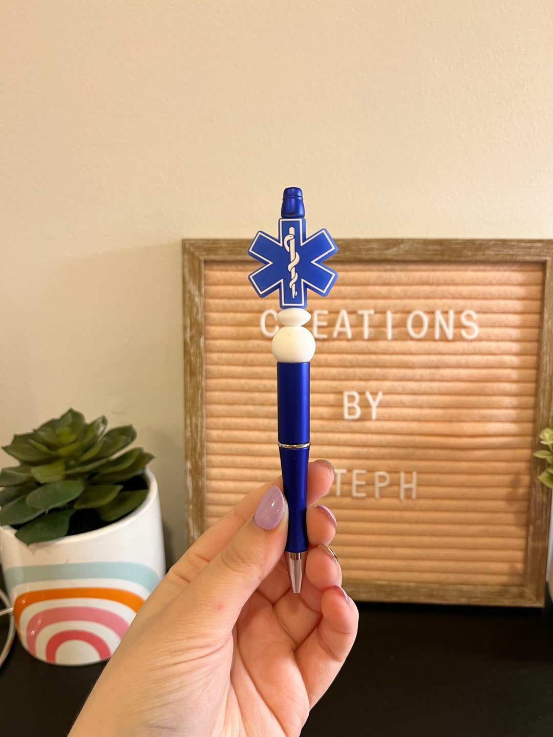 EMS Pen Paramedic Pen Star of Life Pen EMS Gifts Etsy