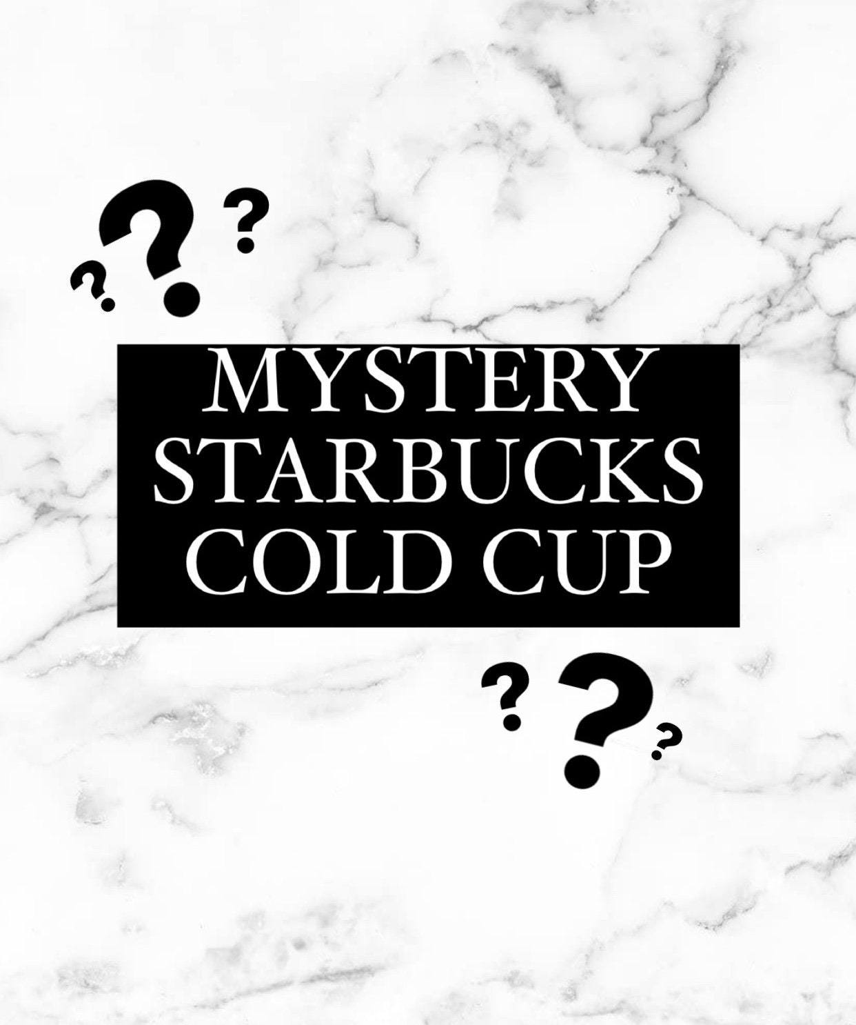 Multi-fandom Mystery Cold Cups