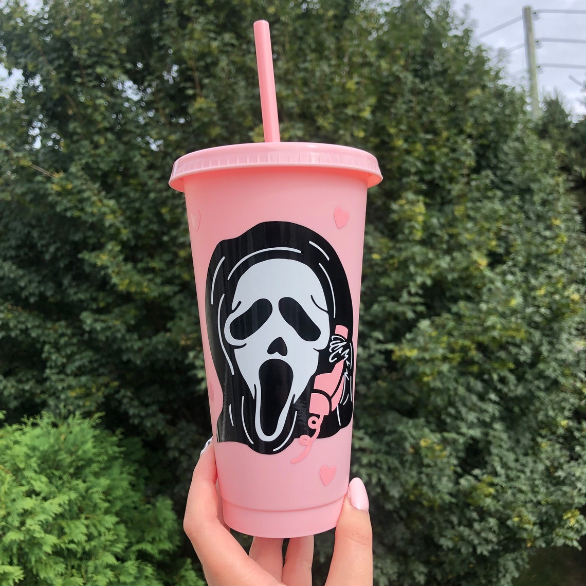 Scream Cup Scream Halloween Cup No you hang up first Etsy