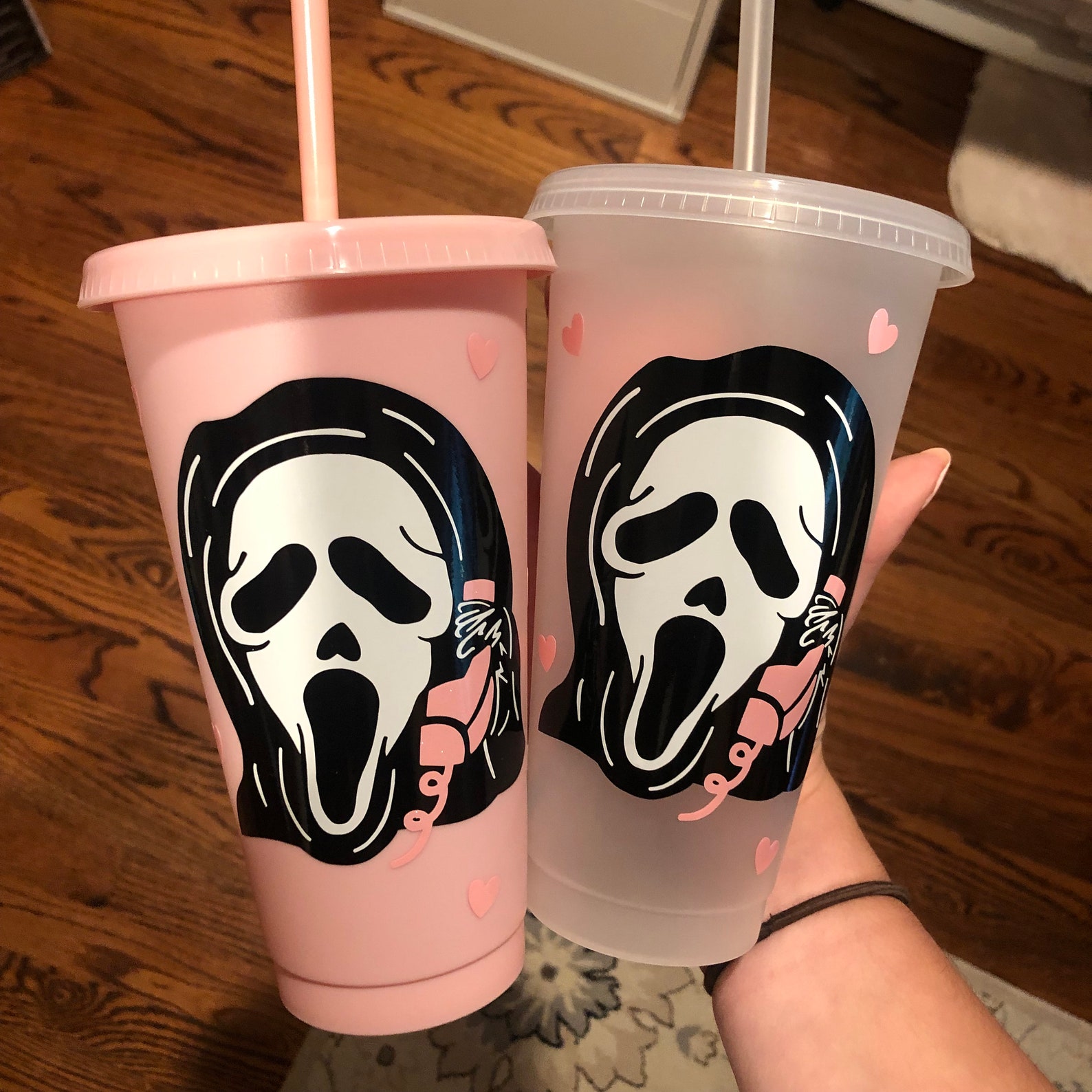 Scream Cup Scream Halloween Cup No you hang up first Etsy