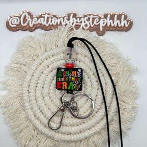 In My Christmas Era Lanyard | Christmas Era Lanyard | Christmas Beaded Lanyard | Holiday Lanyard | Cute Beaded Lanyard | Teacher Lanyard