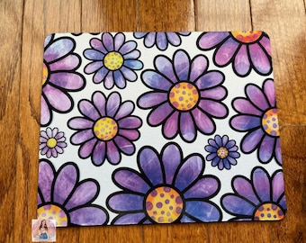 Retro Flower Mouse Pad | Retro Flowers | Floral Mouse Pad | Cute Mouse Pad | Retro Mouse Pad | Flowers | Flower Mouse Pad | Tie Dye Flower