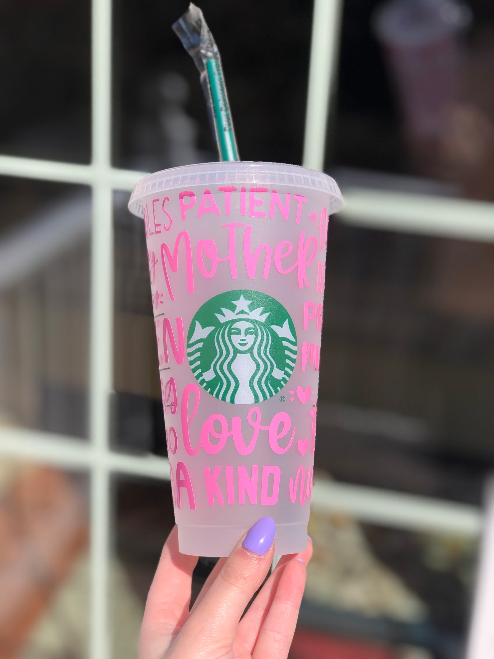 Mom Starbucks Cup Mother Cup Mother's Day Gift Etsy