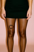 Kiss All The Time Sheer Tights, Transparent Tights, Bold Statement Tights, Edgy Fashion Hosiery, Black Tights,We Belong Together,Disco merch product logo