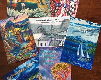 Fine Art Postcards for Votes Originals