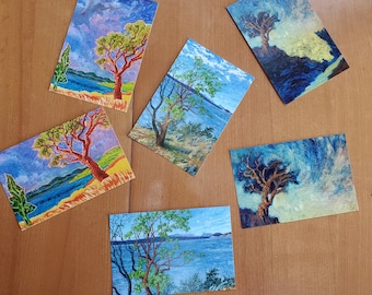 POSTCARDS; Pacific Northwest Madrona Postcards; Fine Art Landscape Postcards; Madrona Postcards; For Love of Trees Postcards;