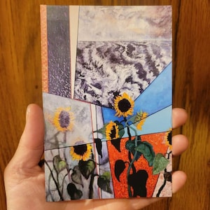Sunflowers by Lawrence Frank Bahrych Postcard Set; Sunflowers Postcards; Postcards; Fine Art Postcards