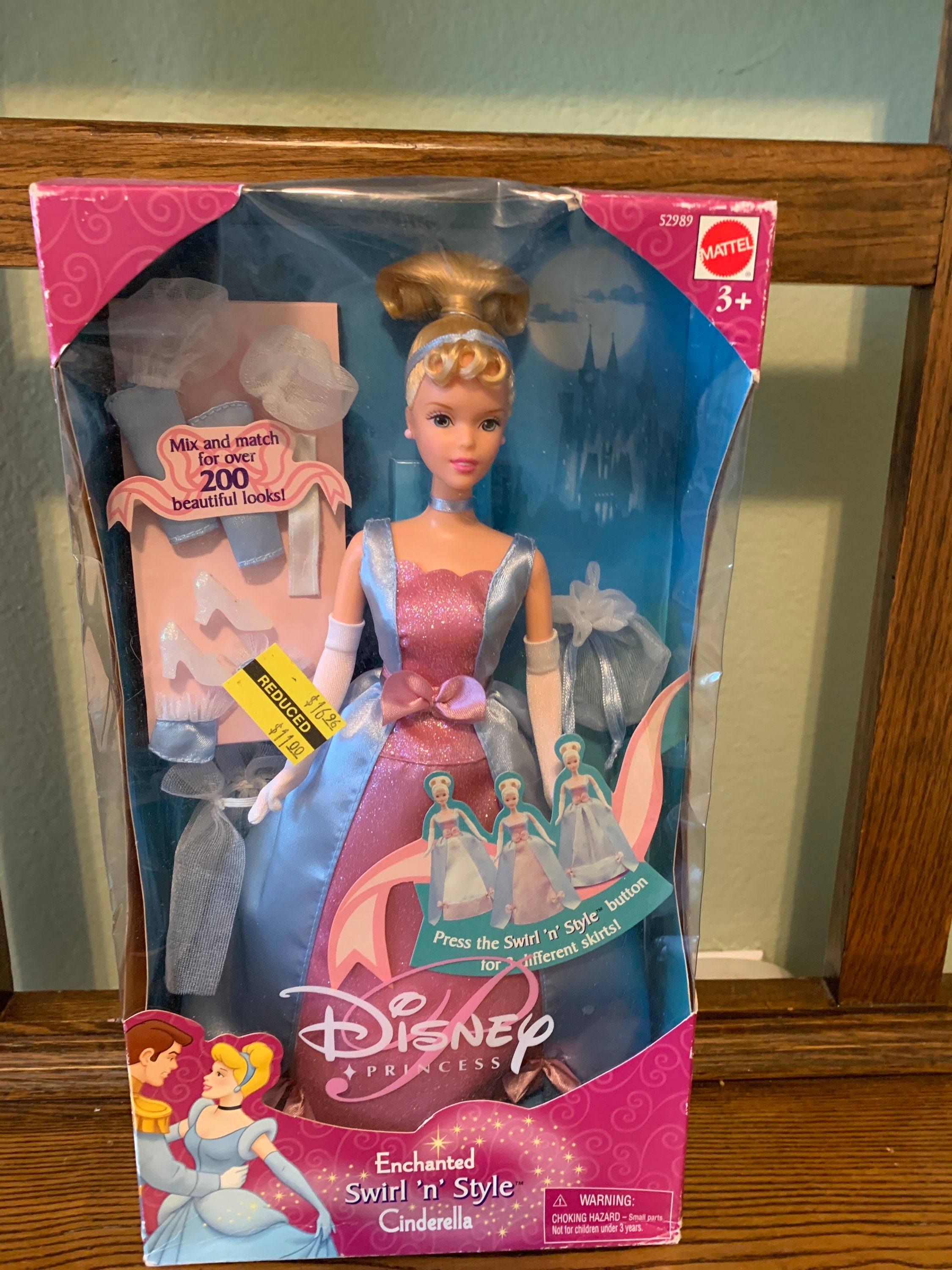 #6724 RARE NRFB Mattel Foreign Fairy Tale Cinderella Cendrillon Barbie