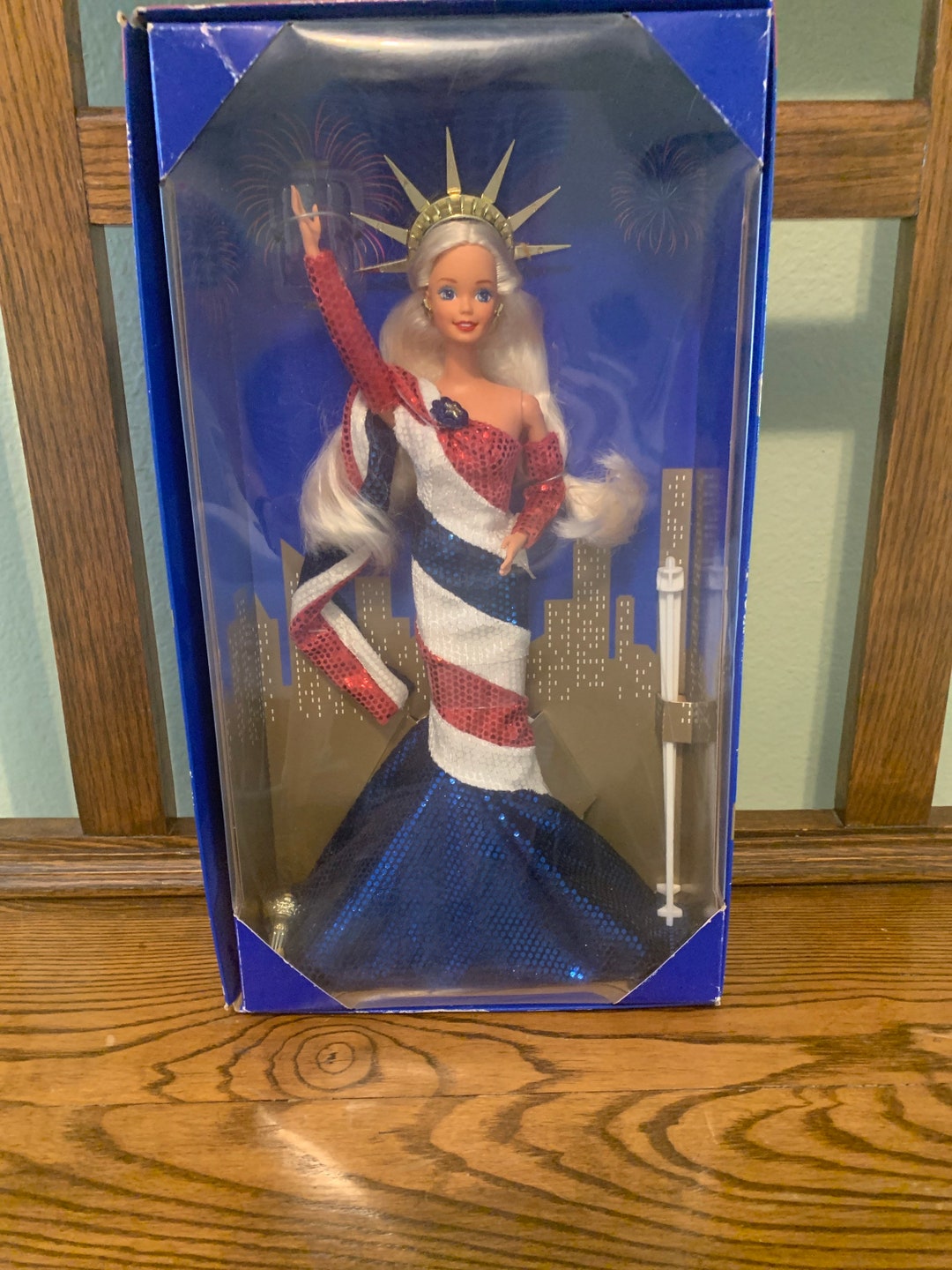 1995 Statue of Liberty Barbie Etsy
