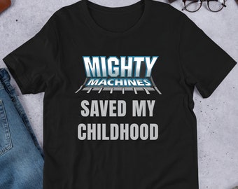 Máquina salvó mi infancia, camisa meme divertida, nostalgia, camisa irónica, regalo de broma, camisa desquiciada, maldita, regalo de mordaza, camisa cringe, parodia