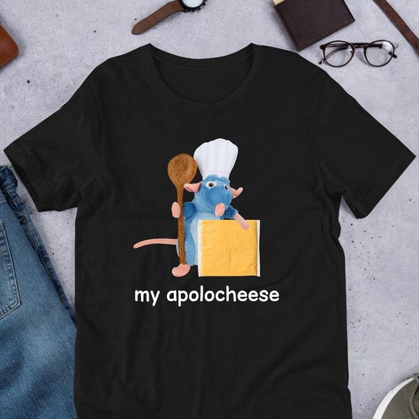 My Apolocheese Rat Plush Cheese Meme, Funny Meme Shirt, Ironic Shirt, Rat Lover Gift, Oddly Specific, Unhinged Shirt, Cursed, Cringe
