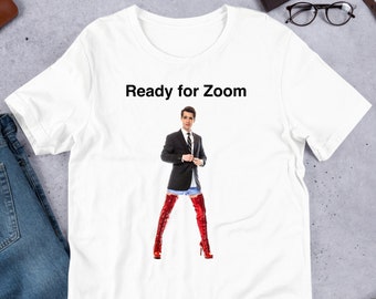 Ready For Zoom, Funny Meme Shirt, Ironic Shirt, Weirdcore Clothing, Shirt Joke Gift, Oddly Specific, Unhinged Shirt, Cursed, Inappropriate