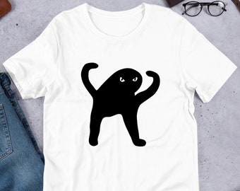 Cursed Cat Funny Cat Meme Shirt, Ironic Shirt, Weirdcore Clothing, Feline Lover, Oddly Specific, Unhinged, Cat Lover
