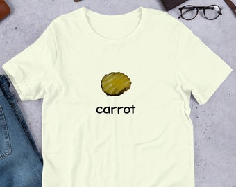 Carrot Pickle T-Shirt Y2K Funny Meme Shirt / Weirdcore Clothing / Oddly Specific / Unhinged Shirt / Sassy Sayings / Joke Shirt