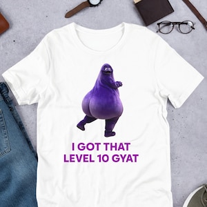 I Got That Level 10 Gyat, Gyatt Meme, Funny Meme Shirt, Ironic Shirt, Shirt Joke Gift, Oddly Specific, Unhinged Shirt, Cursed