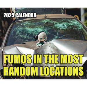 Fumo In The Most Random Locations Wall Calendars 2025, Funny, Quirky, Christmas, Birthday Gift Idea, Present, Novelty, Humour, Secret Santa