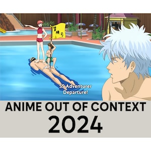 Anime Out Of Context 2024 Calendar, Anime Lover Gift, Funny Anime Meme, Quirky, Christmas, Birthday Gift Idea, Present, Novelty, Gag Gift