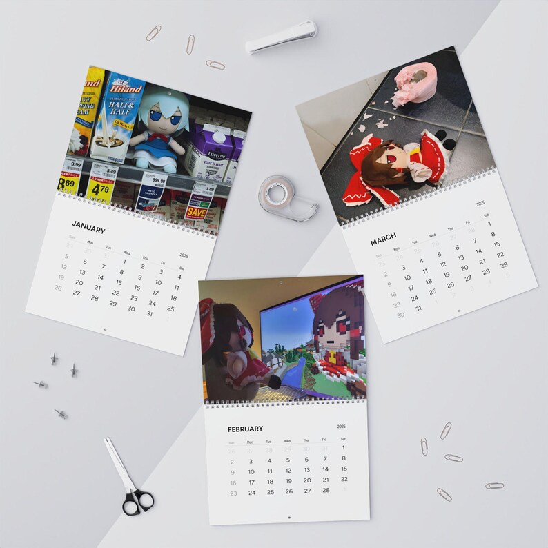 Fumo in the Most Random Locations Wall Calendars 2025, Funny, Quirky 