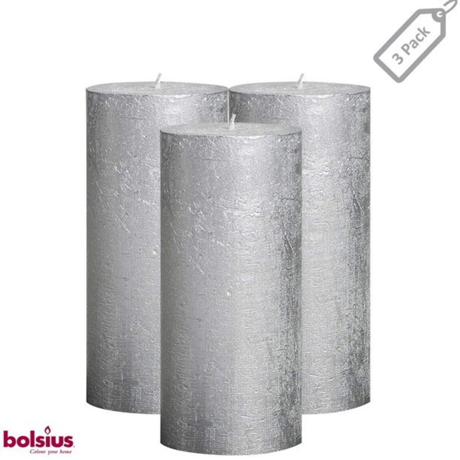 2.75 X 7.5 Large Pillar Candles Unscented 54 Hours Etsy