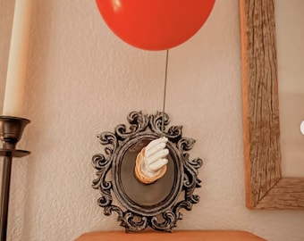IT Stephen King Pennywise Balloon 3D Wall Hanging Gothic Wall Art Gallery Wall Art Balloon Creepy Horror Themed